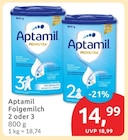 Folgemilch 2 von Aptamil für 14,99 € bei budni im Angebot Folgemilch 2 von Aptamil im aktuellen budni Prospekt