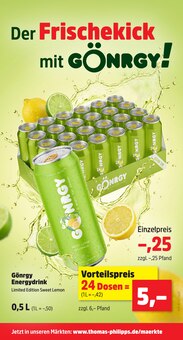 Energydrink im aktuellen Thomas Philipps Prospekt (Dinslaken) Energydrink im Thomas Philipps Prospekt "Top Angebote" mit 13 Seiten (Dinslaken)