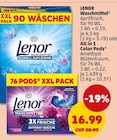Waschmittel Aprilfrisch von Lenor für 16,99 € bei Penny im Angebot Waschmittel Aprilfrisch von Lenor im aktuellen Penny Prospekt