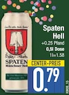 Hell von Spaten im aktuellen EDEKA Prospekt für 0,79 €