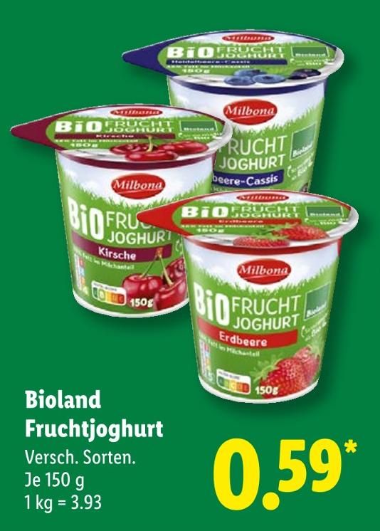 Bio Fruchtjoghurt Kirsche