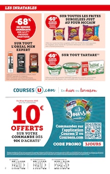 Promo Lardons Fumés dans le catalogue Super U du moment à la page 2