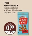 Hundesnacks Angebote von Frolic bei V-Markt Memmingen für 0,99 €