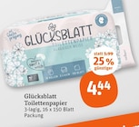 Toilettenpapier von Glücksblatt im aktuellen tegut Prospekt für 4,44 €