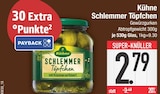 Gewürzgurken im EDEKA Prospekt Schlemmer Töpfchen von Kühne im aktuellen EDEKA Prospekt für 2,79 €