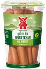 Vegane Mühlen Frikadellen oder Vegetarische Mühlenwürstchen bei REWE im Tellingstedt Prospekt für 2,49 €