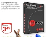 Kopierpapier Angebote von Go Copy bei GLOBUS Siegen für 3,49 €