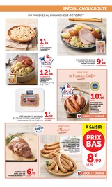 Saucisse en promo dans le catalogue U Express à la page 5