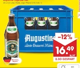Lagerbier Hell von Augustiner im aktuellen Netto Marken-Discount Prospekt für 16,49 €