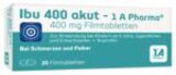 Neue Apotheke - Ibu 400 akut - 1 A Pharma® 400 mg Filmtabletten Angebot im Prospekt Ibu 400 akut - 1 A Pharma® 400 mg Filmtabletten bei Neue Apotheke im Prospekt "" für 2,50 €