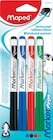 4 feutres effaçable - MAPED - Bureau Vallée 4 feutres effaçable - MAPED à 0,95 € dans le catalogue Bureau Vallée
