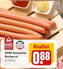 Aktuelle Fleisch Angebote bei REWE in Essen Aktuelles Bockwurst Angebot bei REWE in Essen ab 0,88 €