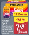 Spezi im ALDI Nord Prospekt Spezi von Paulaner im aktuellen ALDI Nord Prospekt für 7,49 €