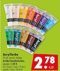 Acrylfarbe für 2,78 € bei Mäc-Geiz im Angebot Acrylfarbe im aktuellen Mäc-Geiz Prospekt