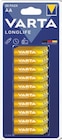 Longlife Batterien AA im Angebot bei Lidl in Kleve Longlife Batterien AA Angebote von Varta bei Lidl Kleve