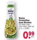 Cremfine zum Kochen 7% Fett Angebote von Rama bei E center Ludwigshafen für 0,99 €