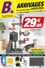 Offre Arbre À Chat dans le catalogue Bazarland du moment à la page 1