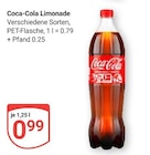 Limonade im Angebot bei GLOBUS in Freilassing Limonade Angebote von Coca-Cola bei GLOBUS Freilassing für 0,99 €