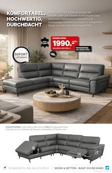 Wohnzimmertisch im Kabs Prospekt "SOFA TRENDS SPECIAL" mit 32 Seiten (Leipzig)