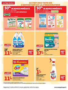 Catalogue Auchan Supermarché de la semaine 36, "LES TOPS DE LA RENTRÉE", page 2, 01/09/2026 - 12/09/2026 Prospectus Auchan Supermarché en cours, "LES TOPS DE LA RENTRÉE", page 2 sur 12