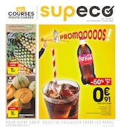 Coca-Cola Angebote im Prospekt "VOS COURSES MOINS CHÈRES" von Supeco auf Seite 1