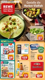 REWE Supermarkt Prospekt der aktuellen Woche mit 30 Seiten, gültig von 20.10.2025 bis 25.10.2025, in Marienfeld und Umgebung Aktueller REWE Supermarkt Prospekt in Marienfeld und Umgebung, "Dein Markt" mit 30 Seiten, 20.10.2025 - 25.10.2025