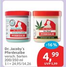 Pferdesalbe von Dr. Jacoby’s für 4,99 € bei budni im Angebot Pferdesalbe von Dr. Jacoby’s im aktuellen budni Prospekt