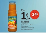 Jus Mangue - CARAIBOS à 1,39 € dans le catalogue E.Leclerc