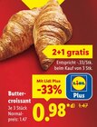 Buttercroissant im Angebot bei Lidl in Heilbronn Buttercroissant Angebote bei Lidl Heilbronn für 0,98 €