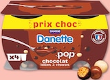 Crème dessert chocolat billes 3 chocolats prix choc - DANETTE POP en promo chez Netto Crème dessert chocolat billes 3 chocolats prix choc - DANETTE POP dans le catalogue Netto