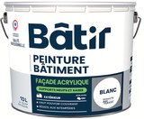 Peinture façade support sain blanc 10L - BATIR en promo chez Gedimat Carcassonne à 74,90 €