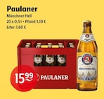 Paulaner Münchner Hell bei Trink und Spare im Weeze Prospekt für 15,99 €