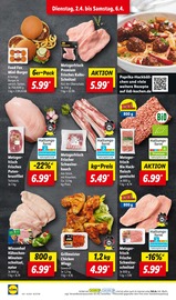 Biofleisch Angebote im Prospekt "LIDL LOHNT SICH" von Lidl auf Seite 6