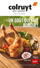 Viande Angebote im Prospekt "UN GOÛT QUI FAIT BONDIR !" von Colruyt auf Seite 1