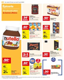 Promotion Mont Blanc dans le prospectus Carrefour, valable du 21/03/2023 au 03/04/2023 Promo Mont Blanc dans le catalogue Carrefour du moment à la page 34