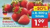 Erdbeeren für 1,99 € bei Netto Marken-Discount im Angebot Erdbeeren im aktuellen Netto Marken-Discount Prospekt