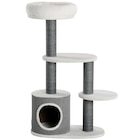 PawHut Kratzbaum grau Spanplatte B/H/L: ca. 30,5x98x55,5 cm für 47,99 € bei POCO im Angebot PawHut Kratzbaum grau Spanplatte B/H/L: ca. 30,5x98x55,5 cm im aktuellen POCO Prospekt
