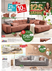 Sofa im Zurbrüggen Prospekt "zurbrüggen MEGA-EVENT" mit 46 Seiten (Bremen)