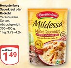Aktuelles Mildessa Sauerkraut Angebot bei GLOBUS in Krefeld ab 1,49 €