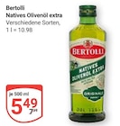 Natives Olivenöl extra Angebote von Bertolli bei GLOBUS Braunschweig für 5,49 €