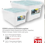 Aufbewahrungsbox im Angebot bei E center in Offenbach Aufbewahrungsbox Angebote von EDEKA zuhause bei E center Offenbach für 2,99 €
