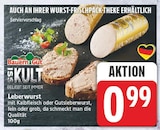 Leberwurst von Bauern Gut für 0,99 € bei EDEKA im Angebot Leberwurst von Bauern Gut im aktuellen EDEKA Prospekt