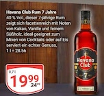 Rum 7 Jahre Angebote von Havana Club bei GLOBUS Frechen für 19,99 €