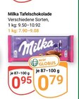 Tafelschokolade im Angebot bei GLOBUS in Neunkirchen Tafelschokolade Angebote von Milka bei GLOBUS Neunkirchen für 0,79 €