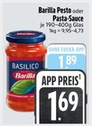 Pesto im Angebot bei E xpress in Germering Pesto Angebote von Barilla bei E xpress Germering für 1,60 €
