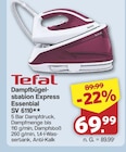 Dampfbügelstation Express Essential Angebote von Tefal bei famila Nordwest Oldenburg für 69,99 €