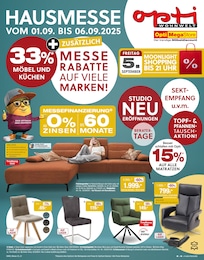 Opti-Wohnwelt Prospekt für Werpeloh und Umgebung: „Hausmesse“, 4 Seiten, 28.08.2025 - 06.09.2025