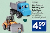 Sandkasten-Fahrzeug mit Spielfigur von Toylino im aktuellen ALDI SÜD Prospekt für 4,99 €