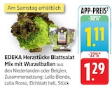 Herzstücke Blattsalat Mix mit Wurzelballen Angebote von EDEKA bei EDEKA Baden-Baden für 1,11 €