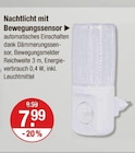 Nachtlicht mit Bewegungssensor Angebote bei V-Markt Kempten für 7,99 €